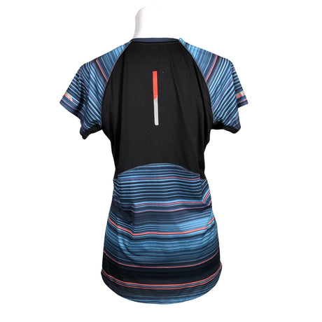 Naisten New Balance - Urheilupaita, lyhyet hihat, koko 38 - Sininen (2)