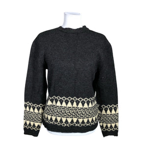Naisten Handmade - Neulepaita, koko 38 - Harmaa (1)