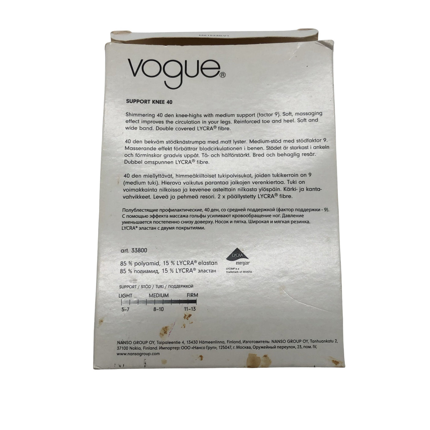 Naisten Vogue - Sukat, koko 38 - Musta (2)