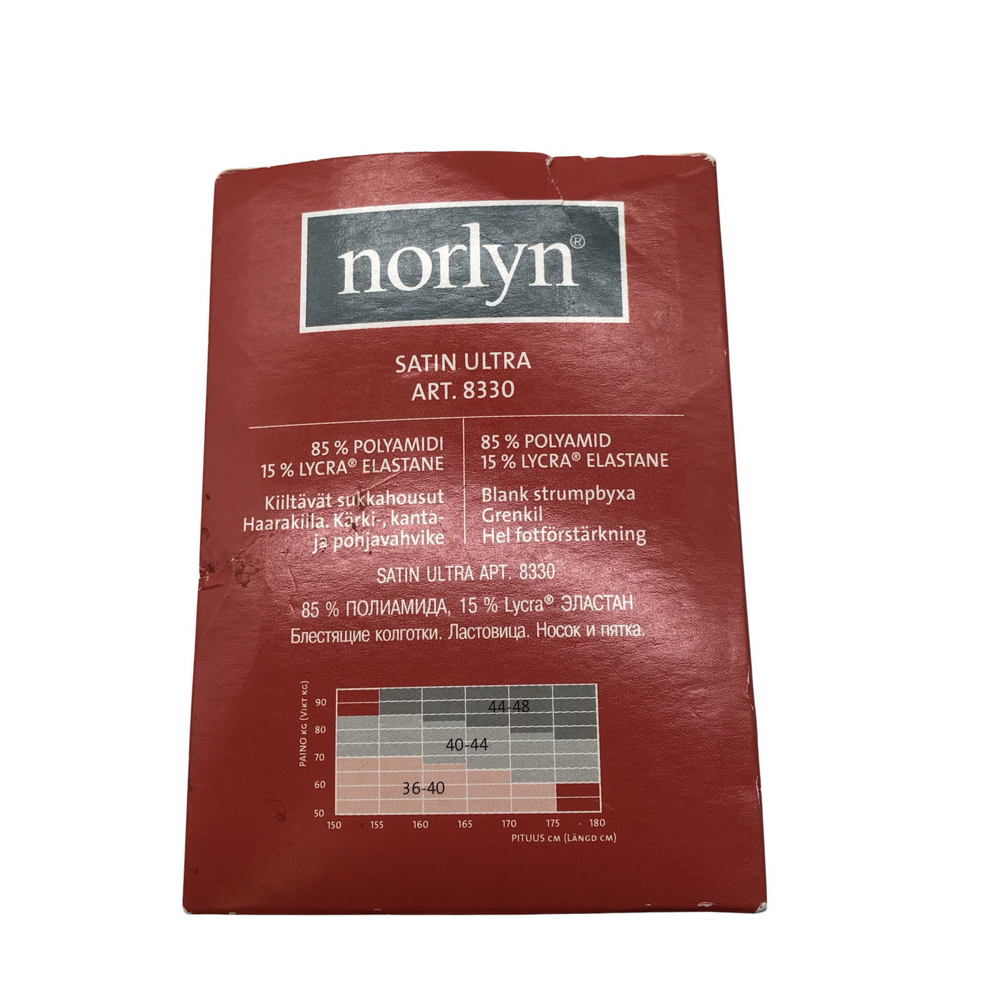 Naisten Norlyn - Sukkahousut, ohuet, koko 46 - Beige (2)