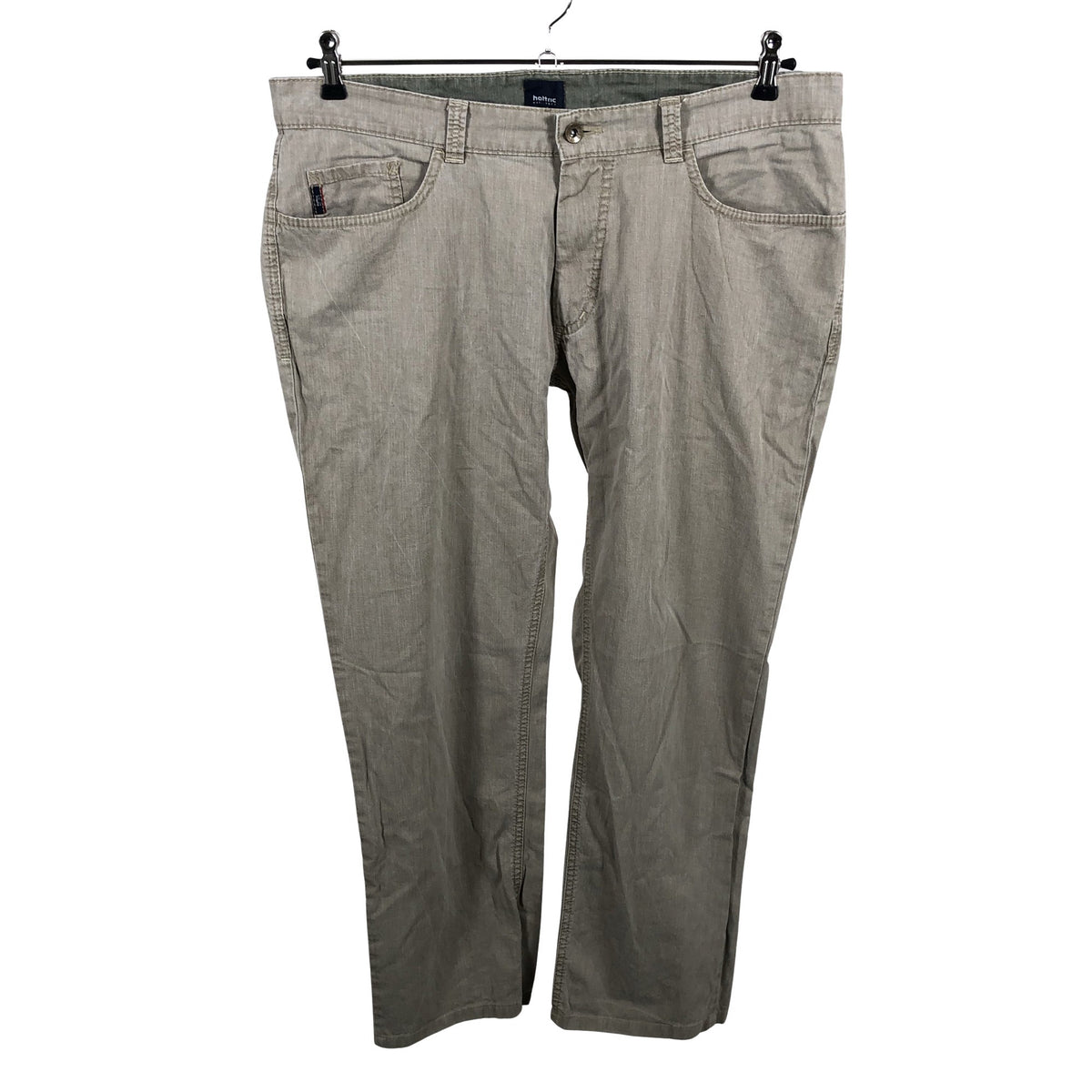 Miesten Hattric - Kangashousut, koko XL - Beige (1)