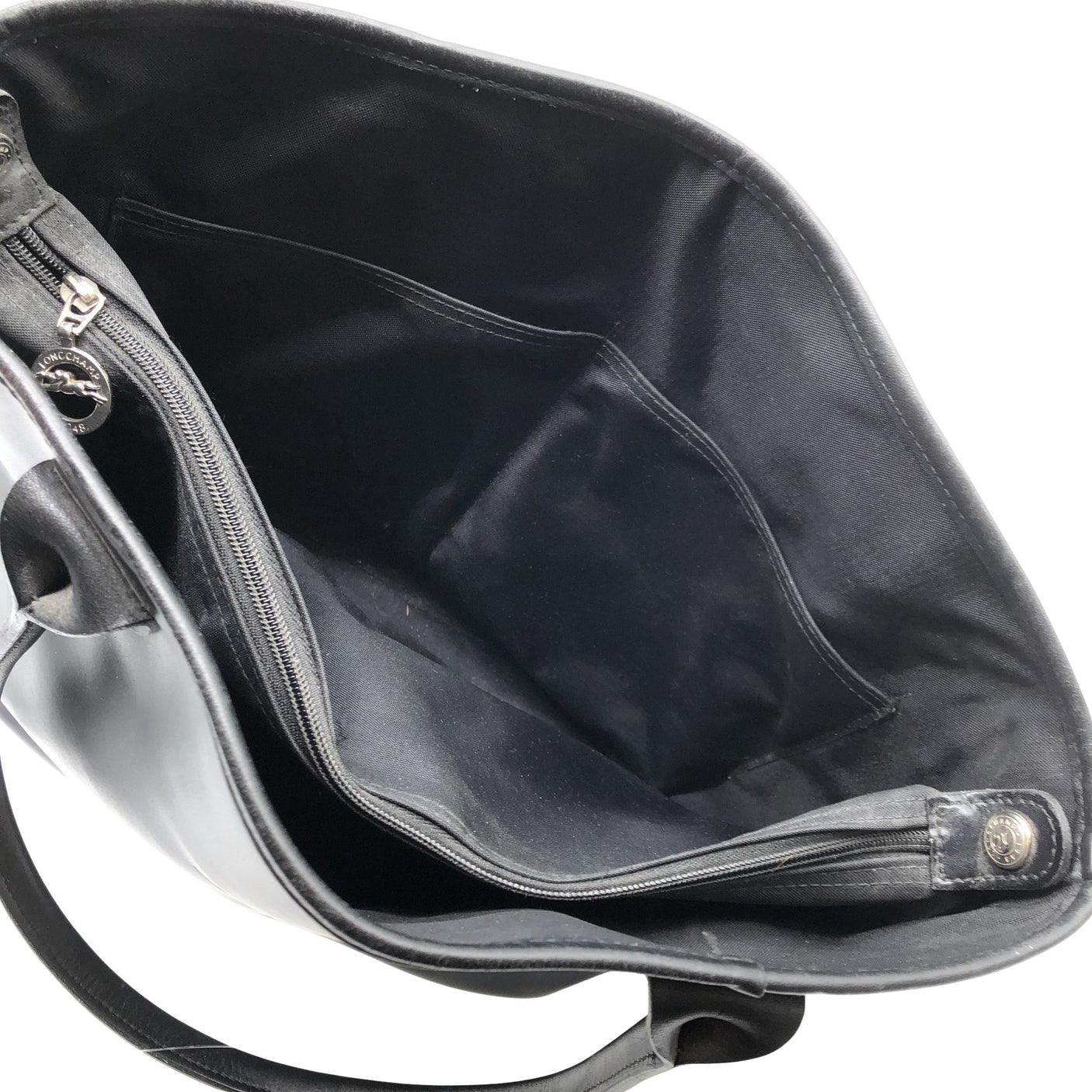 Naisten Longchamp - Käsilaukku, koko Maxi - Musta (2)