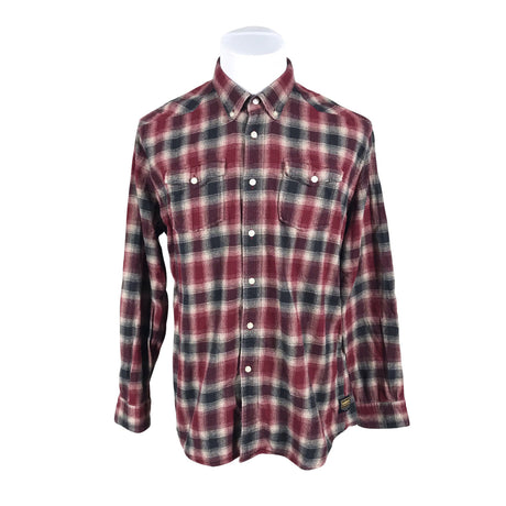 Miesten Barbour - Flanellipaita, koko XL - Viininpunainen ()