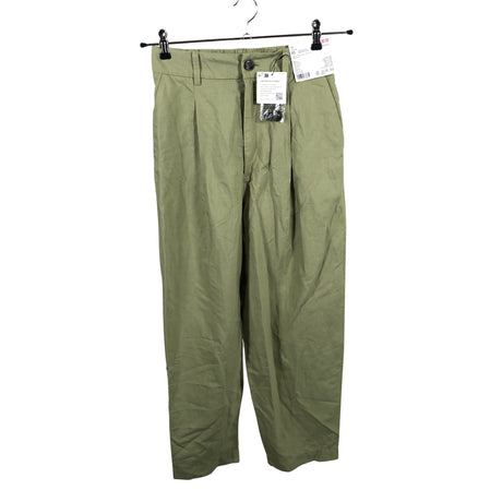 Naisten Uniqlo - Kangashousut, koko 34 - Vihreä ()