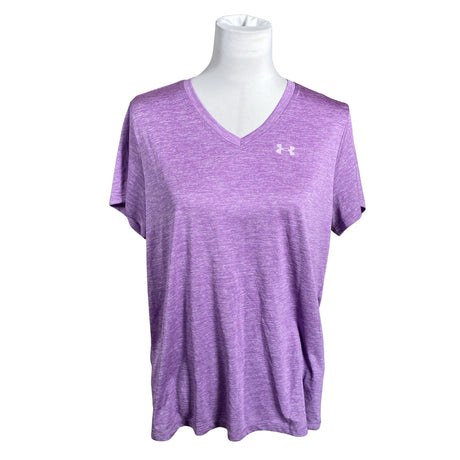 Naisten Under Armour - Urheilupaita, lyhyet hihat, koko 40 - Violetti ()