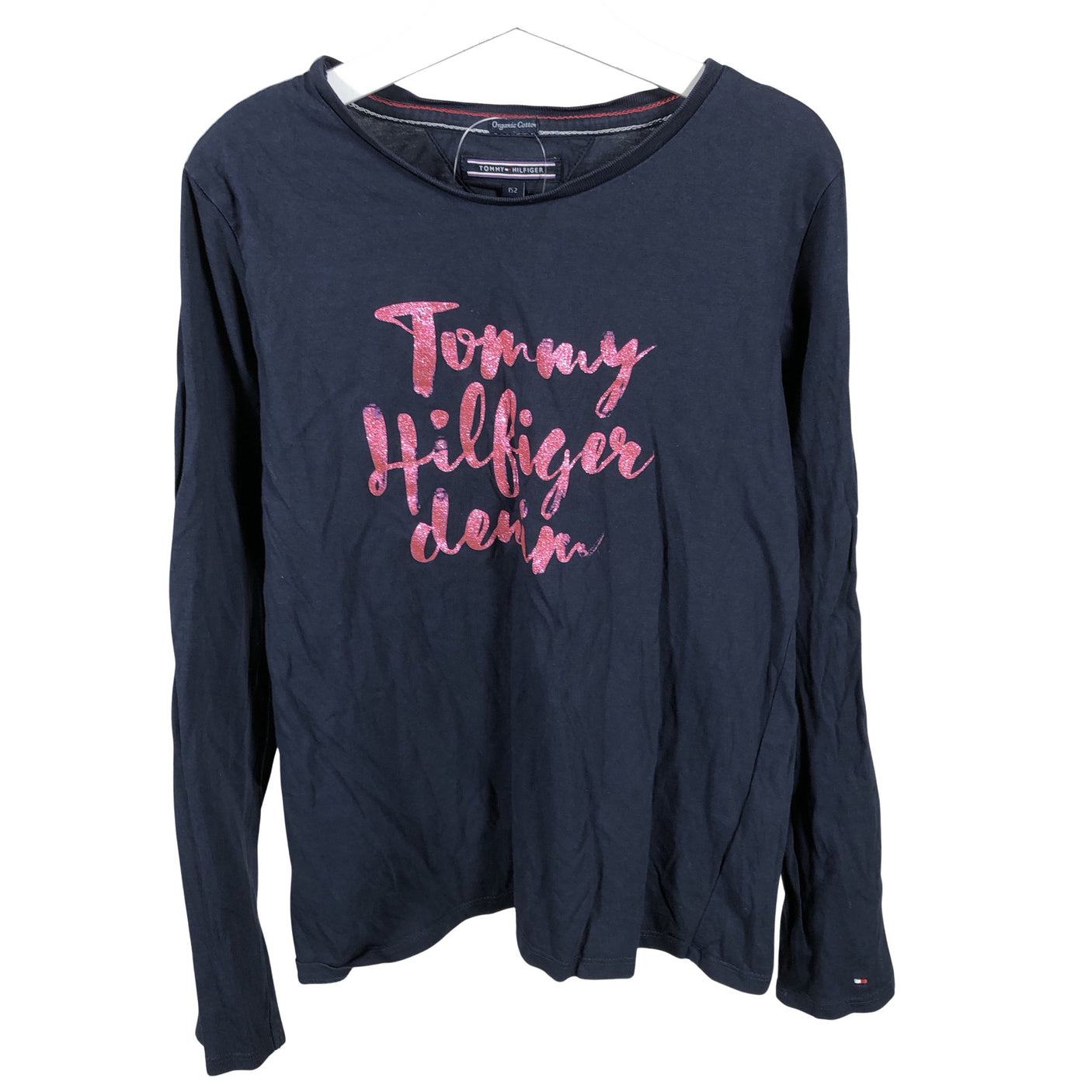 Tyttöjen Tommy Hilfiger - Trikoopaita, koko 146 - 152 - Sininen (1)