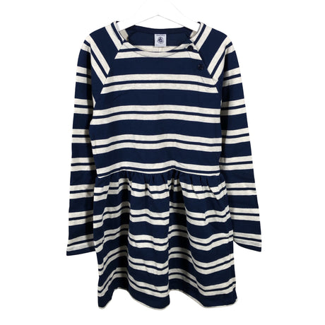 Tyttöjen Petit Bateau - Neulemekko, koko 134 - 140 - Sininen (2)