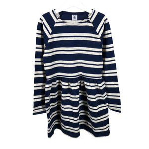 Tyttöjen Petit Bateau - Neulemekko, koko 134 - 140 - Sininen (1)