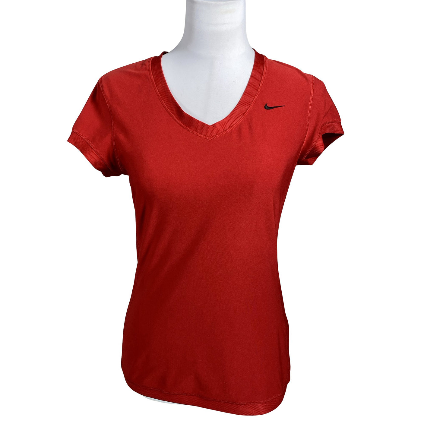 Naisten Nike - Urheilupaita, lyhyet hihat, koko 36 - Punainen (1)