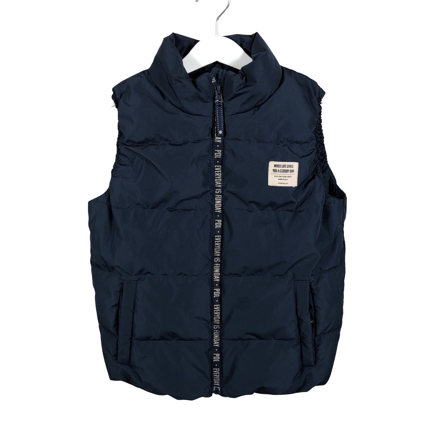 Unisex POMPdeLUX - Toppaliivi, koko 134 - 140 - Sininen (2)