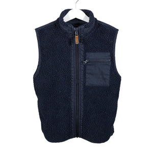 Unisex POMPdeLUX - Fleeceliivi, koko 128 - 134 - Sininen (1)
