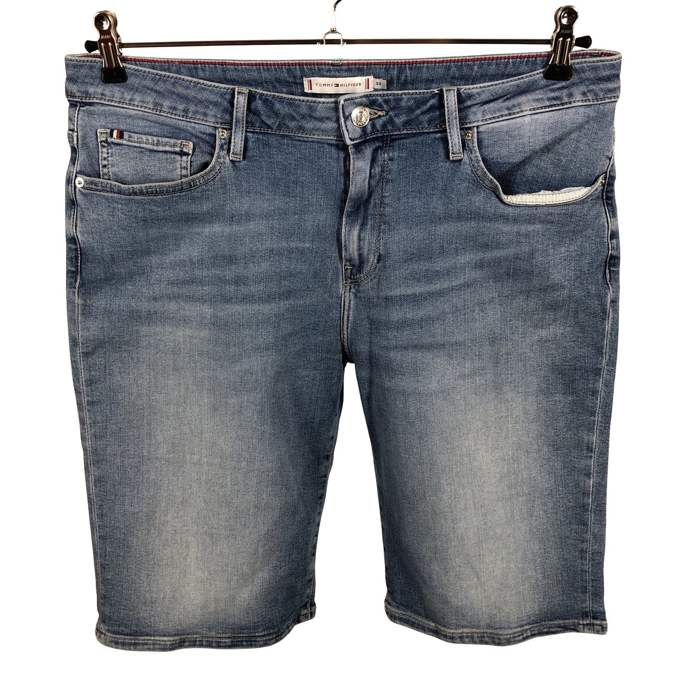 Naisten Tommy Hilfiger - Farkkushortsit, koko W33 - Sininen (5)