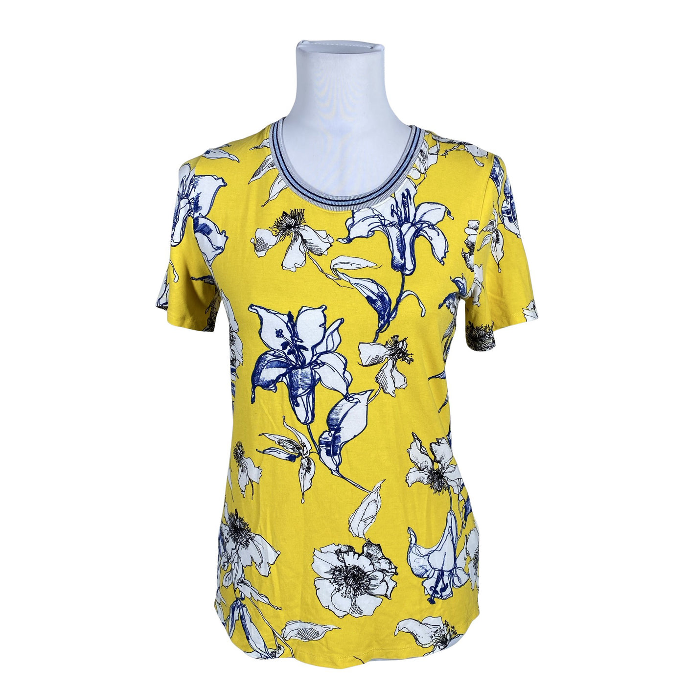 Naisten Betty Barclay - T-paita, koko 36 - Keltainen (1)