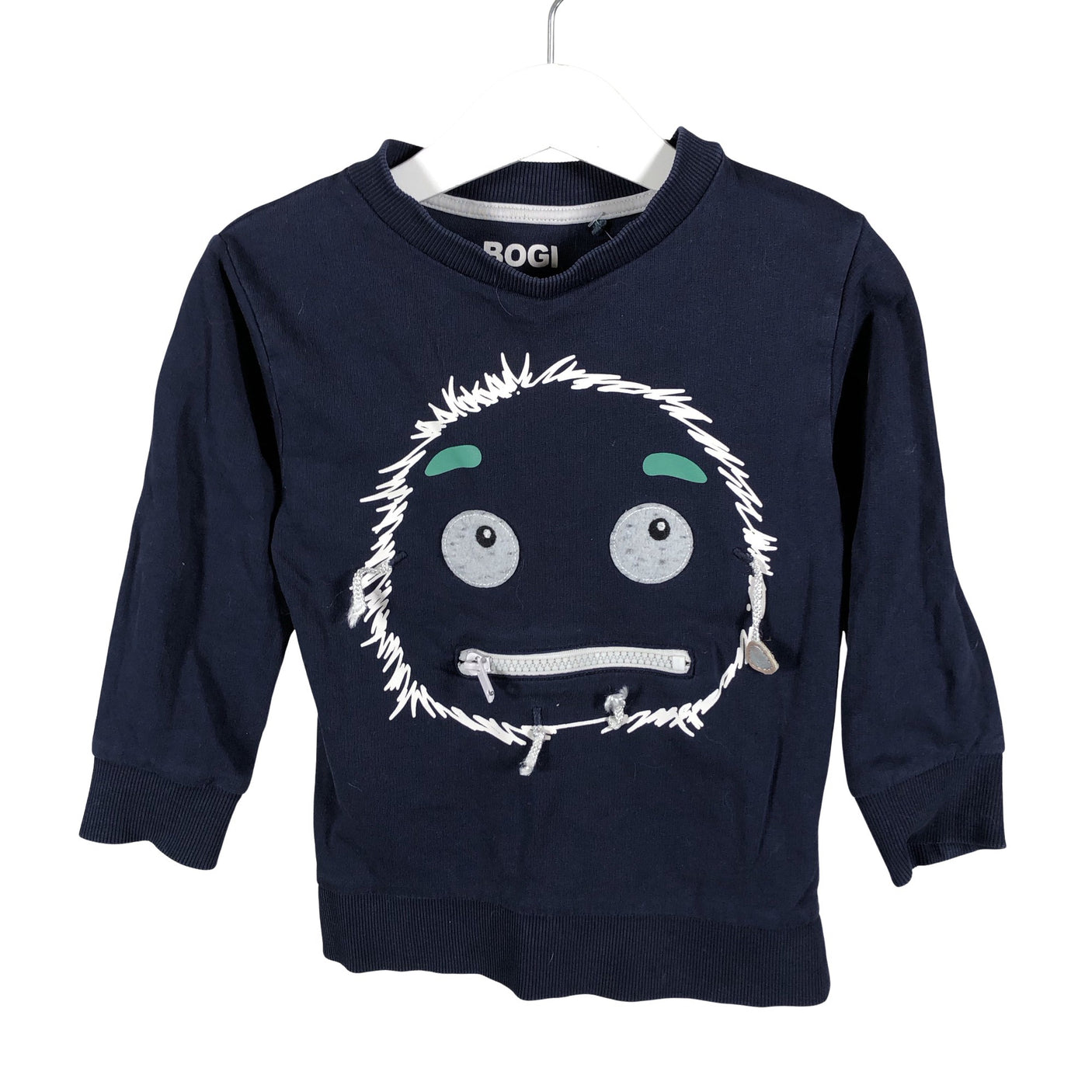 Unisex Bogi - Collegepaita, koko 92 - 98 - Sininen (1)