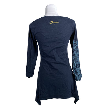 Naisten Desigual - Trikootunika, koko 36 - Sininen (2)