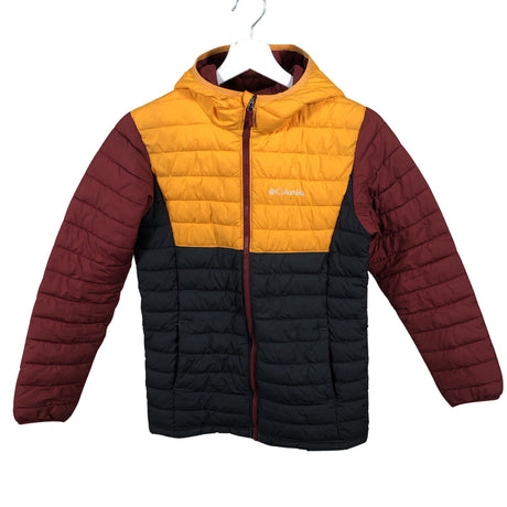 Unisex Columbia - Kevyttoppatakki, koko 158 - 164 - Keltainen (2)