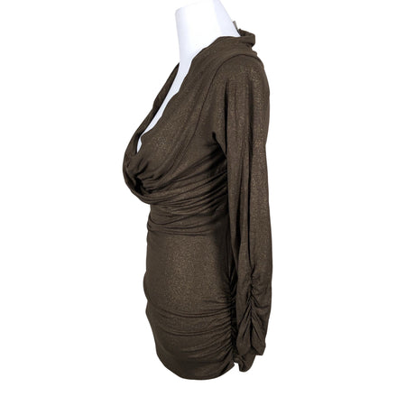 Naisten Vera Mont - Trikootunika, koko 38 - Ruskea (2)