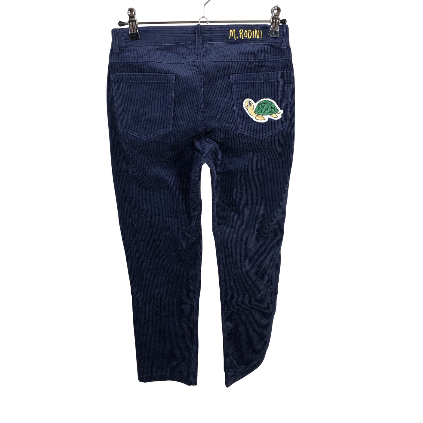 Unisex Mini Rodini - Samettihousut, koko 140 - 146 - Sininen (2)