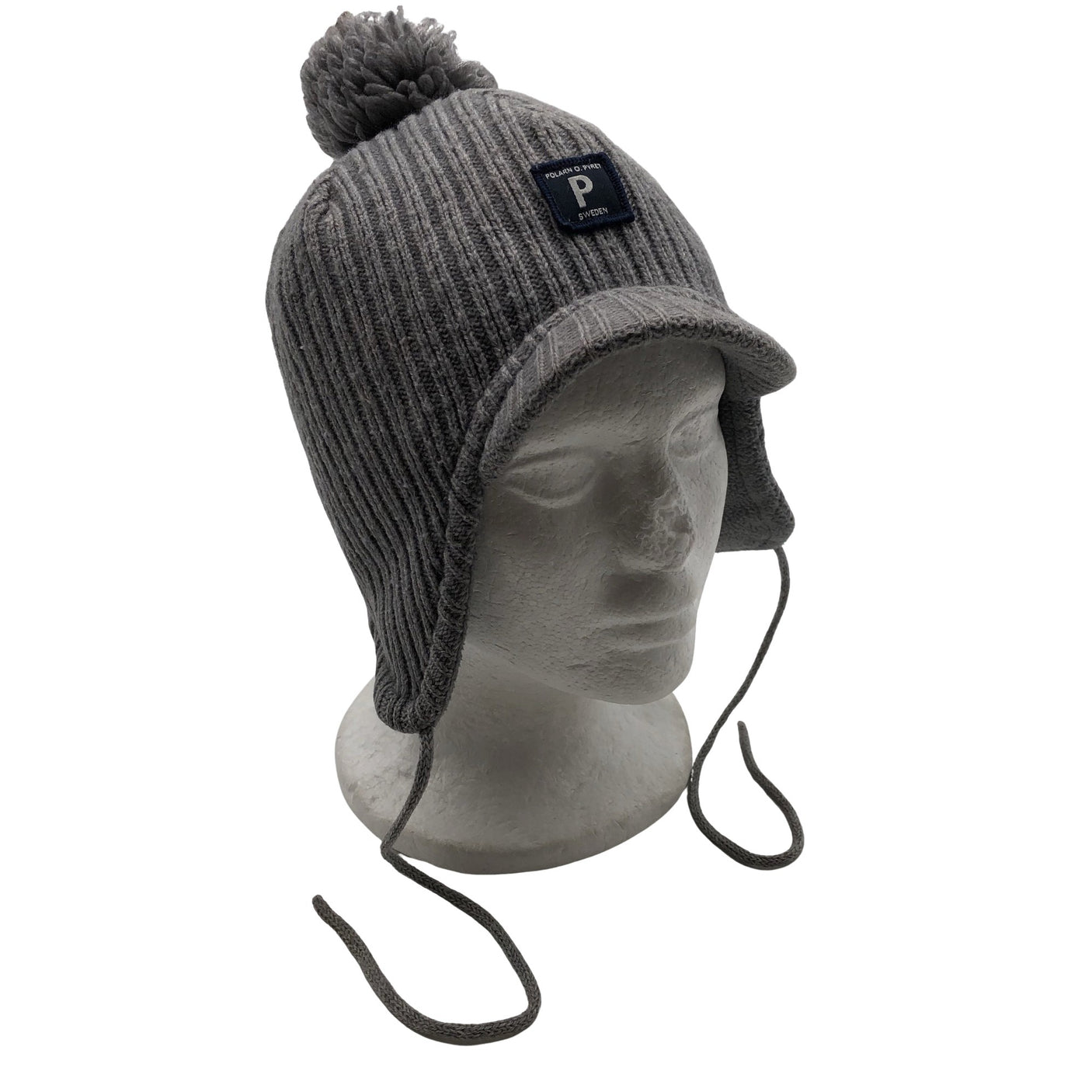 Unisex Polarn O. Pyret - Talvihattu, koko 48 - 50 cm - Harmaa (1)