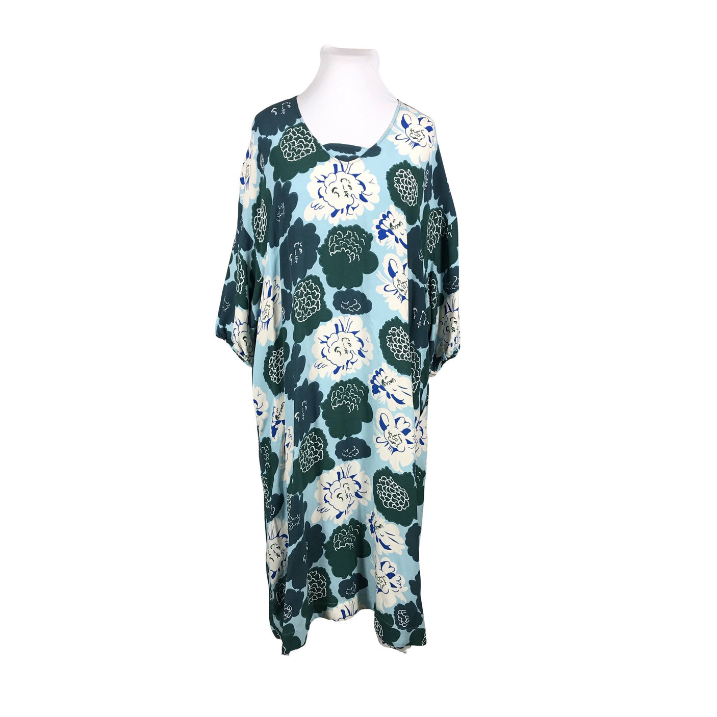 Naisten Marimekko - Maksimekko, koko 50 - Vaaleansininen (1)