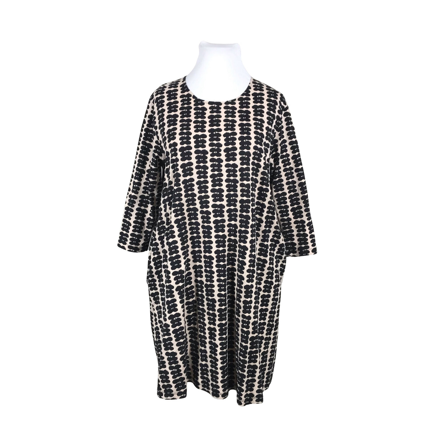 Naisten Marimekko - Trikoomekko, koko 44 - Beige (1)