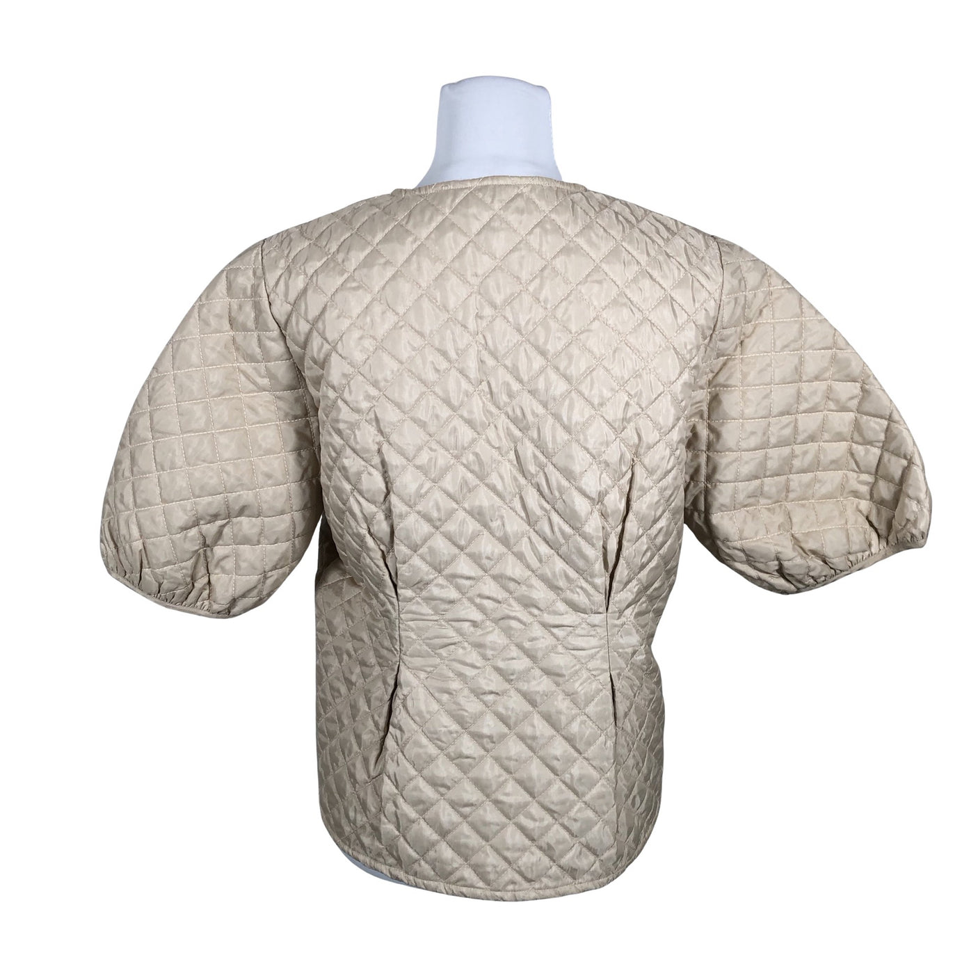 Naisten Lindex - Tikkitakki, koko 38 - Beige (2)