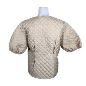 Naisten Lindex - Tikkitakki, koko 38 - Beige (2)