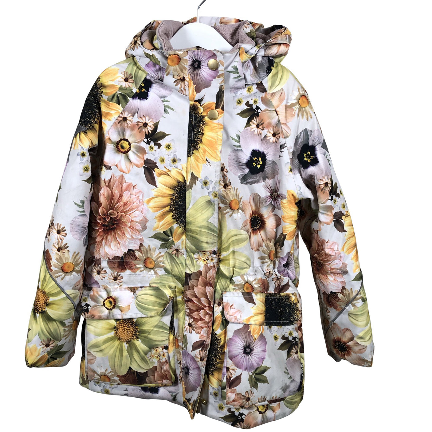 Tyttöjen Molo Kids - Untuvatakki, koko 134 - 140 - Beige (1)
