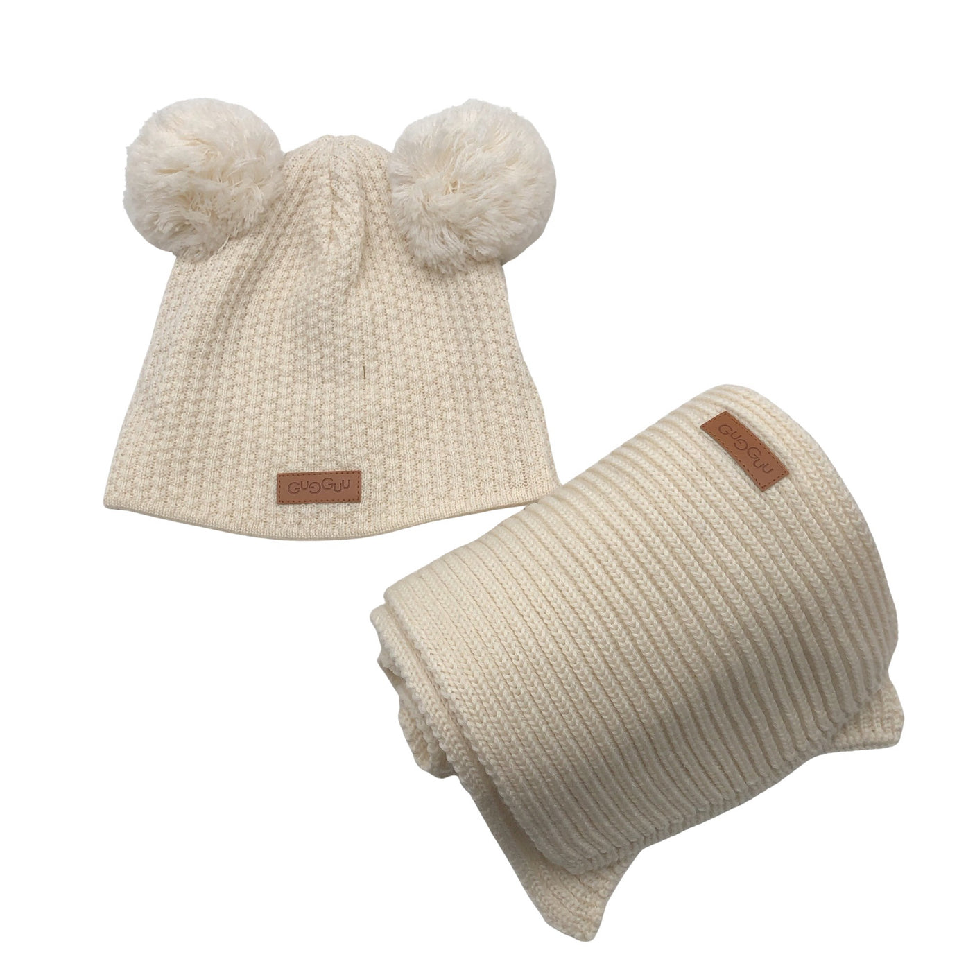 Unisex Gugguu - Talvipipo, koko 54 - 56 cm - Luonnonvalkoinen (1)