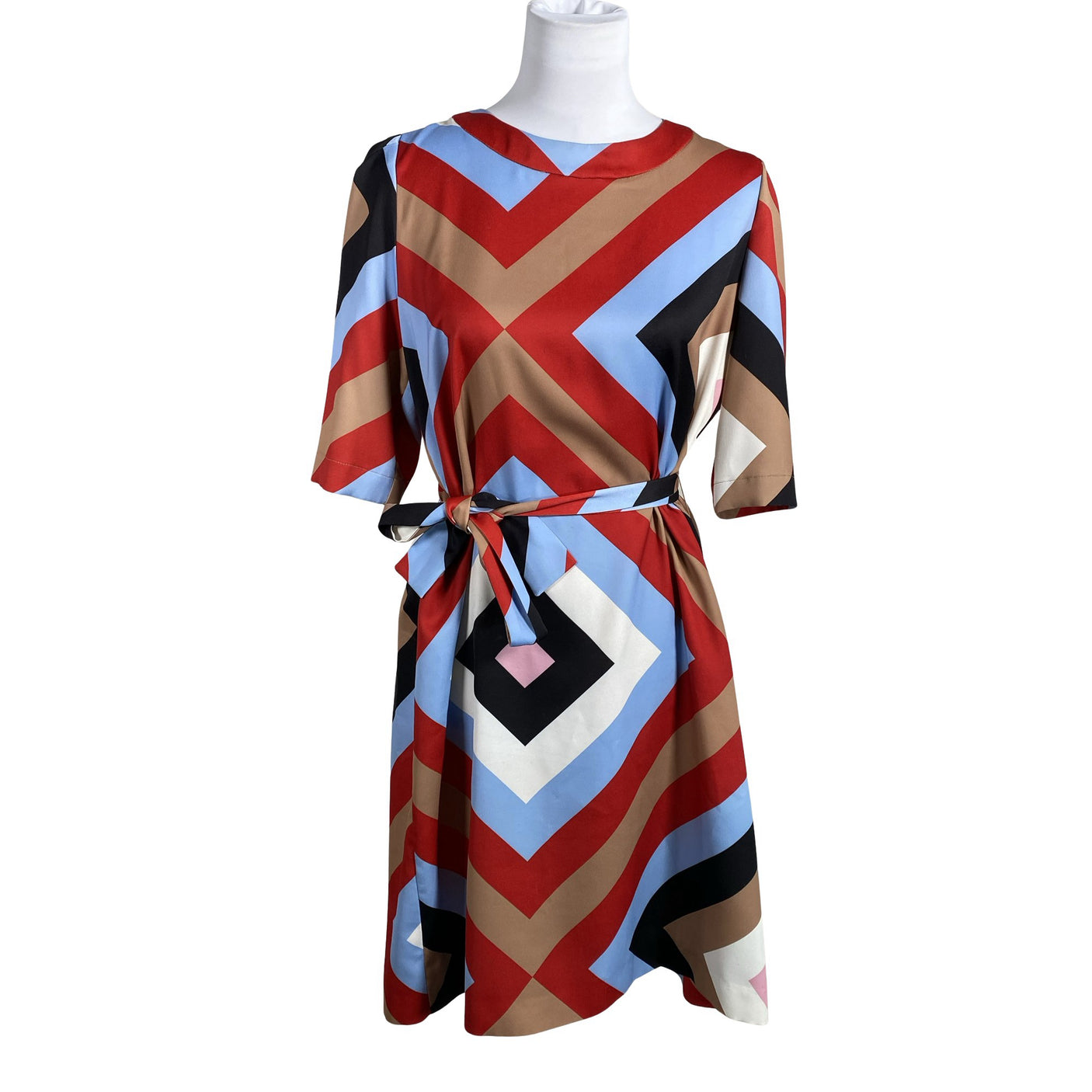 Naisten Marella - Sifonkimekko, koko 52 - Vaaleansininen (1)