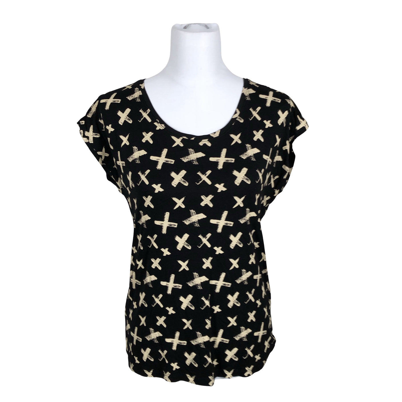 Naisten me&i - T-paita, koko 36 - Musta (1)