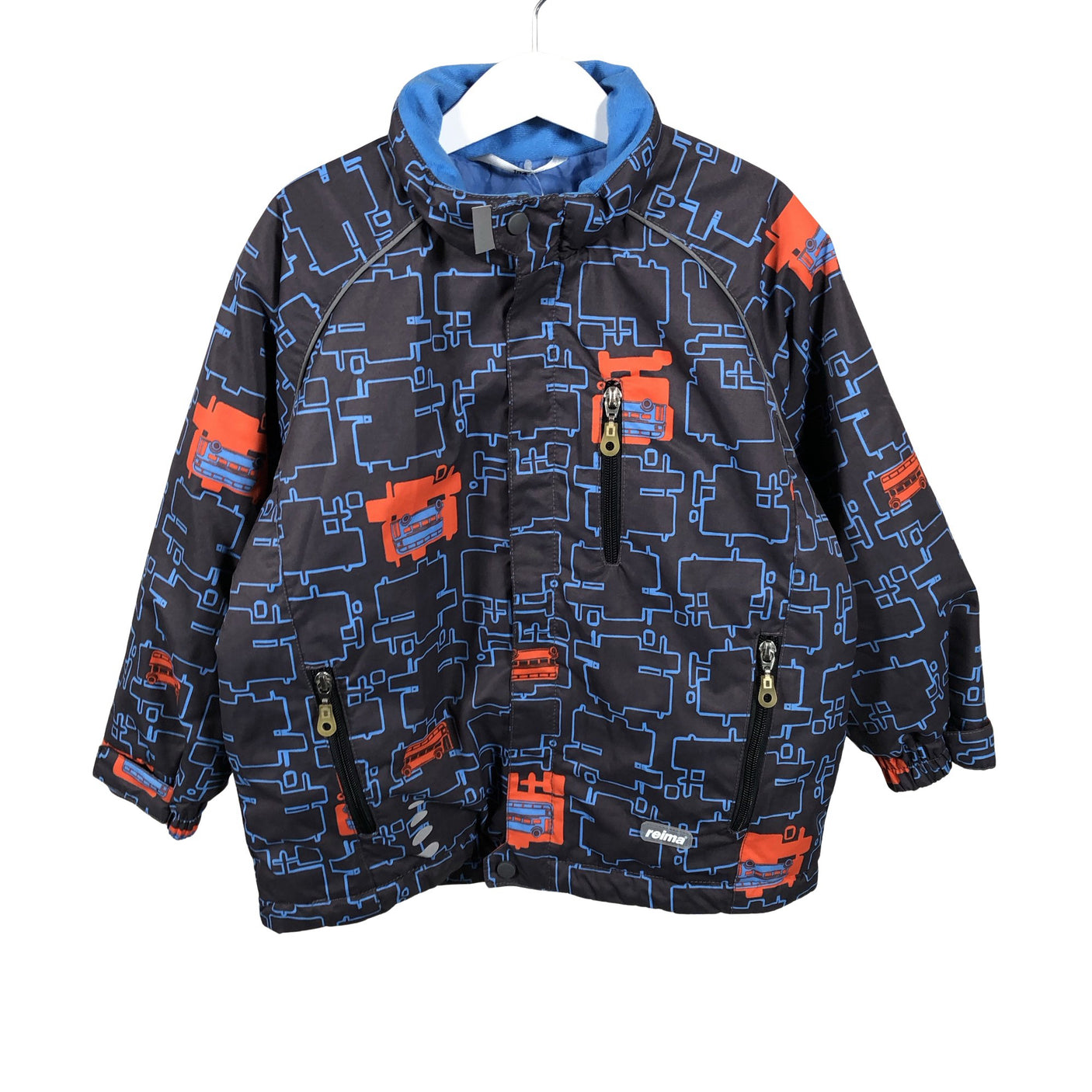 Unisex Reima - Kevyttoppatakki, koko 98 - 104 - Harmaa (2)