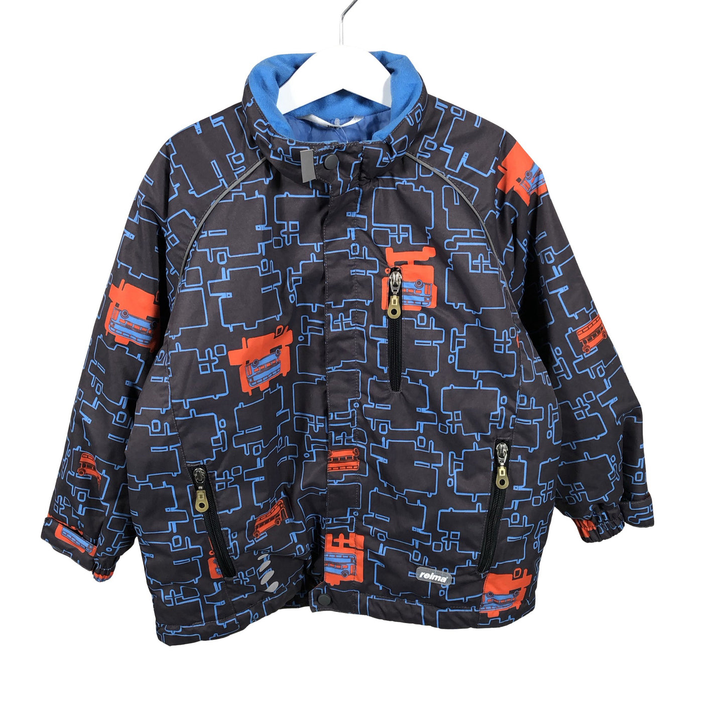 Unisex Reima - Kevyttoppatakki, koko 98 - 104 - Harmaa (1)