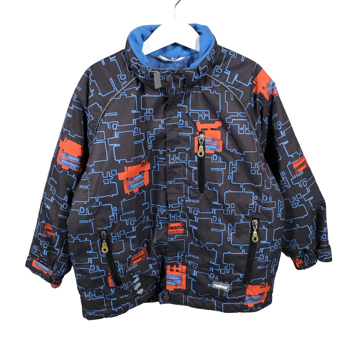 Unisex Reima - Kevyttoppatakki, koko 98 - 104 - Harmaa (3)