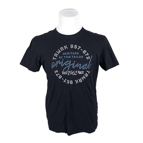 Miesten Tom Tailor - T-paita, koko L - Sininen (2)