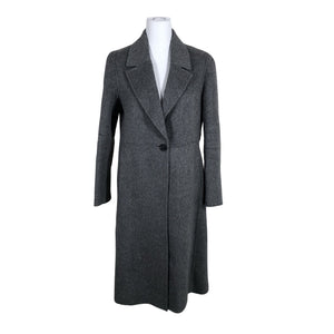 Naisten Massimo Dutti - Villakangastakki, koko 38 - Harmaa (1)