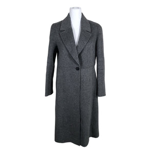Naisten Massimo Dutti - Villakangastakki, koko 38 - Harmaa (2)