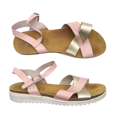 Naisten Casual Attitude - Sandaalit, koko 39 - Vaaleanpunainen ()