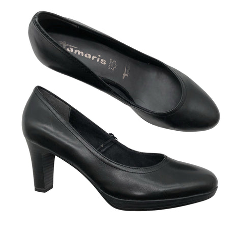 Naisten Tamaris - Korkokengät, koko 39 - Musta (2)