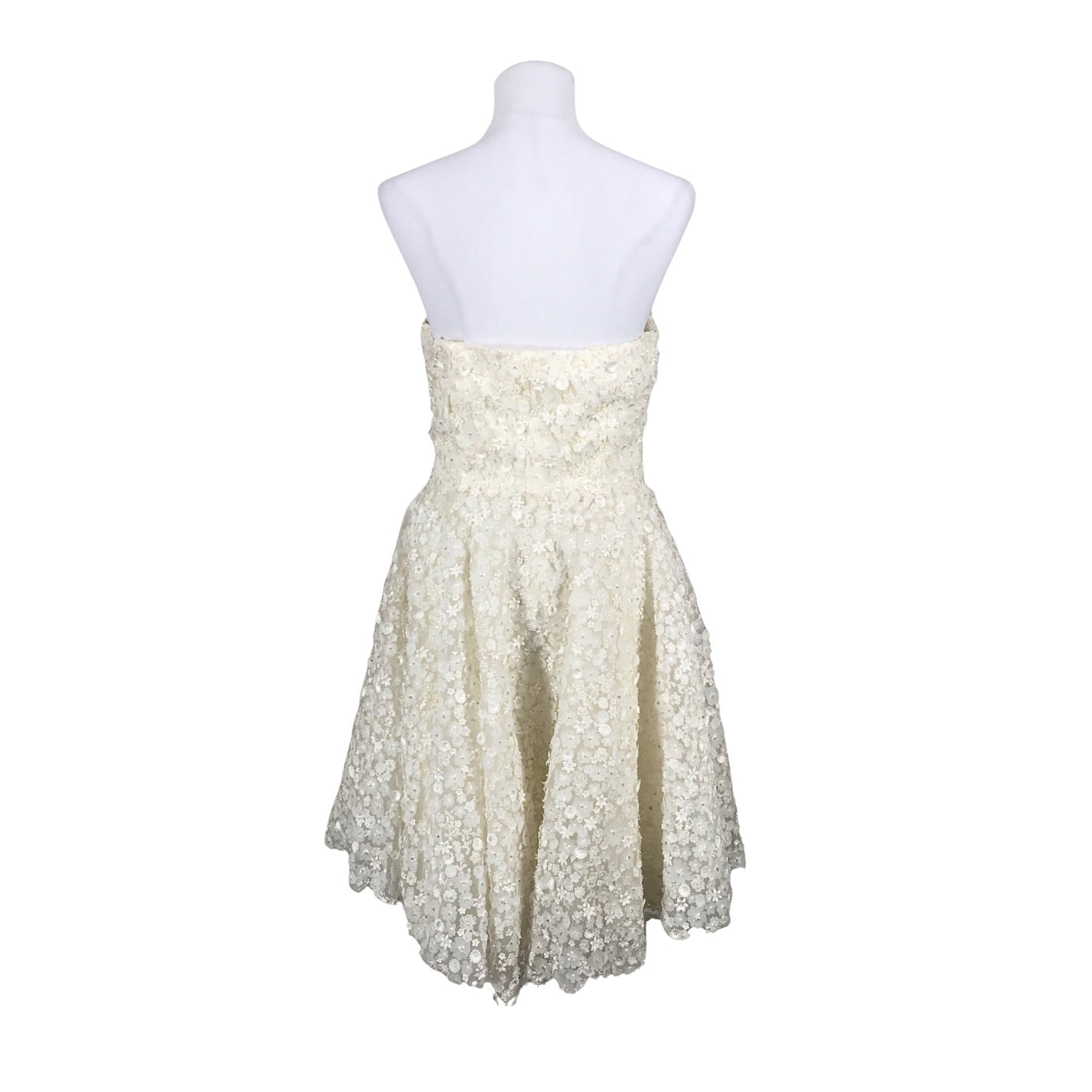 Naisten Muotikuu - Juhlamekko, koko 36 - Valkoinen (3)