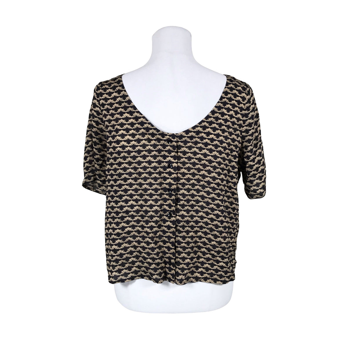 Naisten Rodebjer - Lyhythihainen pusero, koko 34 - Beige (2)