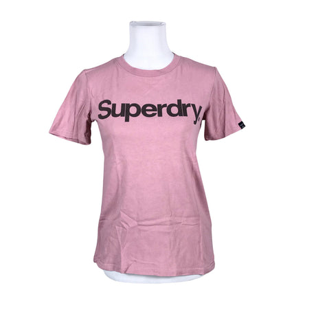 Naisten Superdry - T-paita, koko 34 - Vaaleanpunainen ()