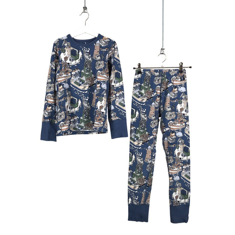 Poikien Polarn O. Pyret - Yöasu, koko 122 - 128 - Sininen ()