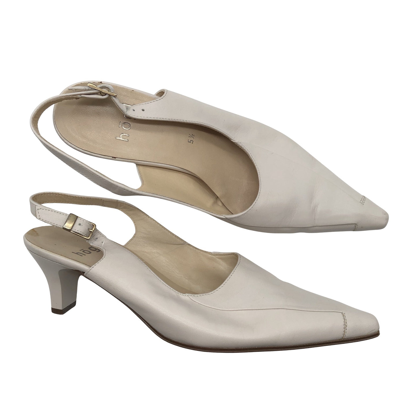 Naisten Högl - Korkokengät, koko 38 - Beige (1)