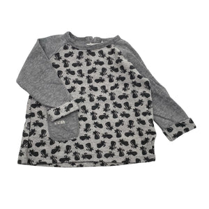 Unisex Name It - Trikoopaita, koko 68 - 74 - Harmaa (1)