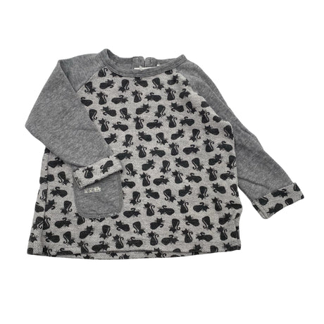 Unisex Name It - Trikoopaita, koko 68 - 74 - Harmaa ()