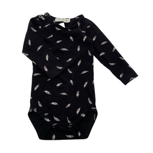 Unisex Mignelin - Body, koko 74 - 80 - Musta (1)