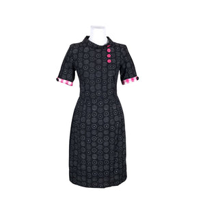 Naisten Handmade - Kangasmekko, koko 34 - Musta (1)