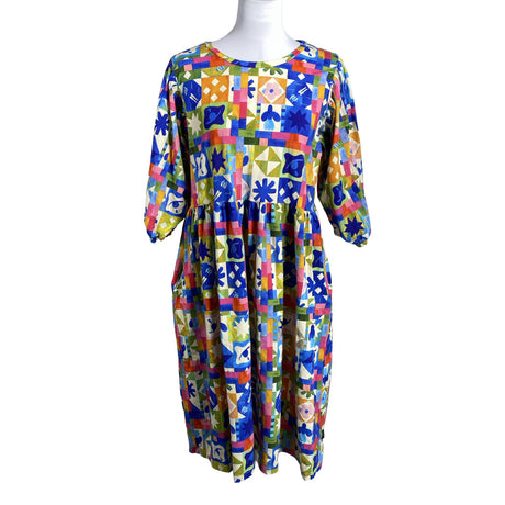 Naisten Aarrelabel - Trikoomekko, koko 40 - Sininen ()