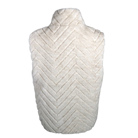 Naisten Lea H - Tekoturkisliivi, koko 38 - Beige (2)